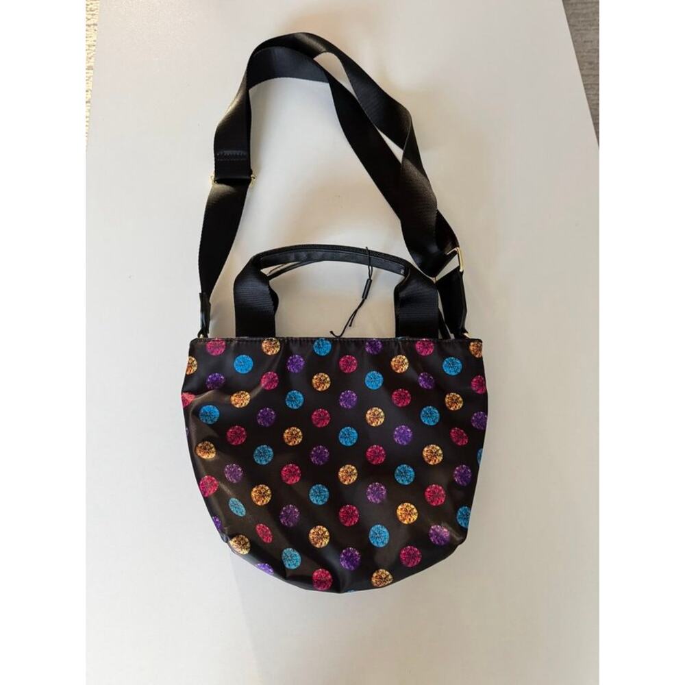 NWOT Karl Lagerfeld Paris Polka Dot Tote Crossbody Bag Designer Purse - Picture 12 of 12